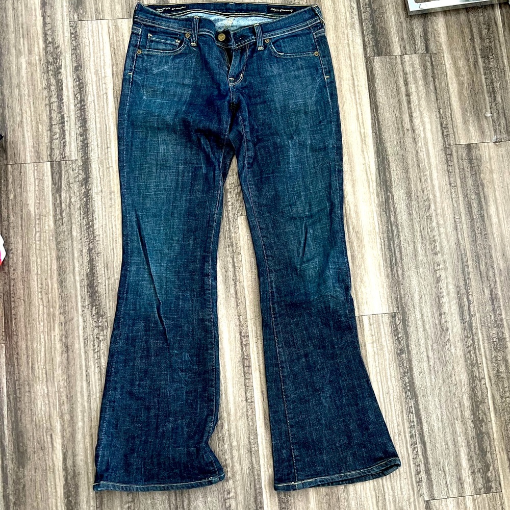 Citizens for humanity low waist flare denim